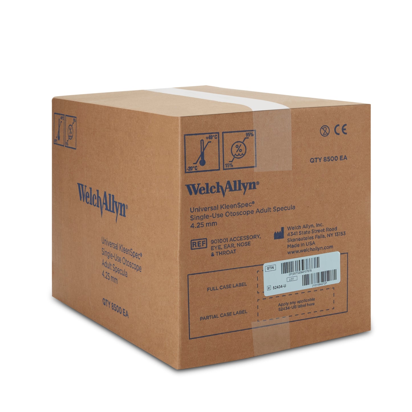 (Bag) Welch Allyn Universal Kleenspec Disposable Ear Specula Tips, 850 Each/Bag