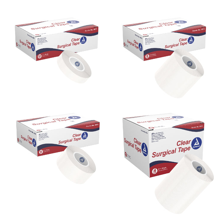 (Box) Dynarex Clear Surgical Tape