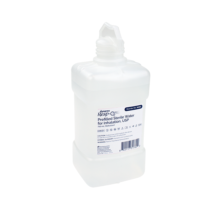 (Each) Dynarex Prefilled Sterile Water For Inhalation USP, 12/Ca