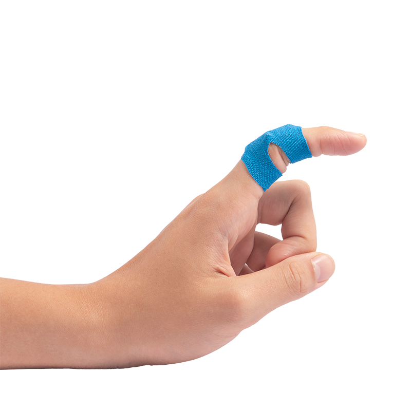 (Box) Blue Metal Detectable Woven Bandages