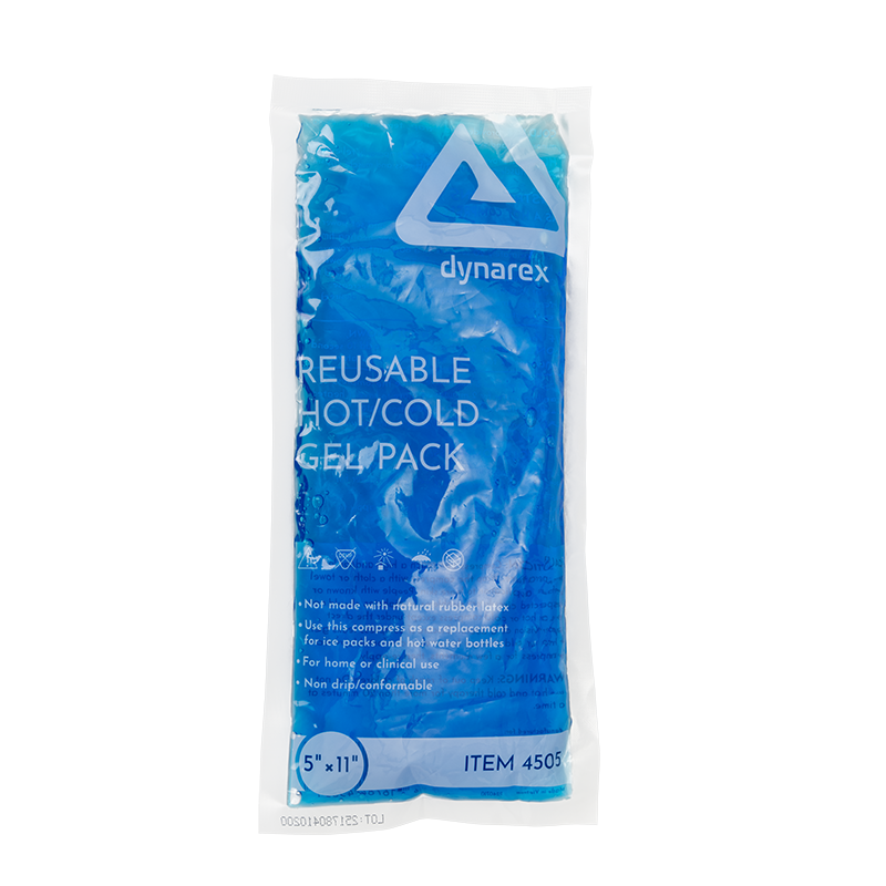 (Case) Reusable Hot and Cold Gel Packs – Multiple Configurations – Dynarex SKU 4505