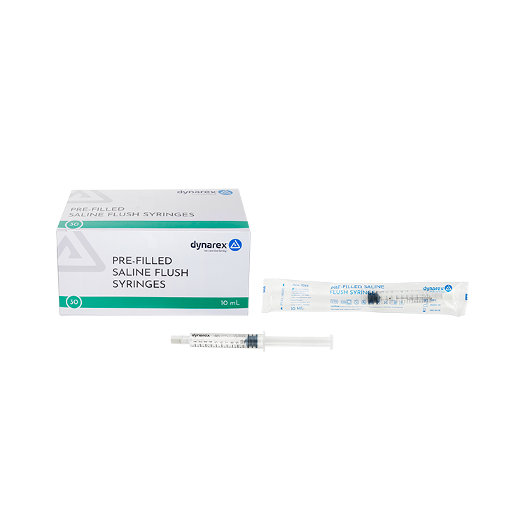 (Each) Pre-Filled Saline Flush Syringes – Multiple Configurations – Dynarex SKU 7059