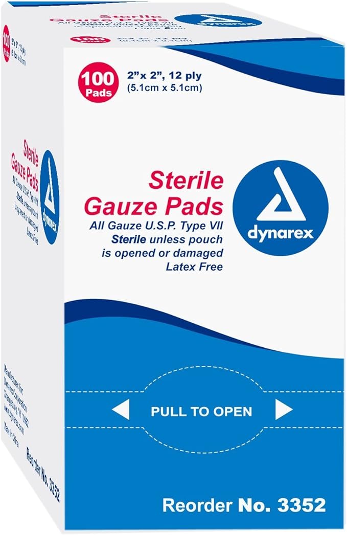 (Box) Dynarex Gauze Pad Sterile