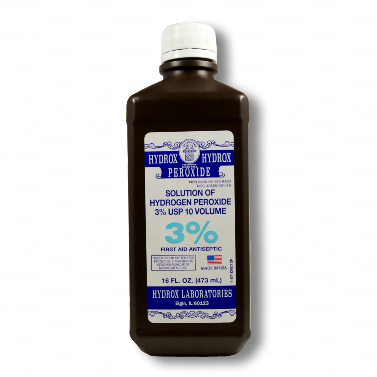 (Each) Hydrogen Peroxide 3%, 16 oz