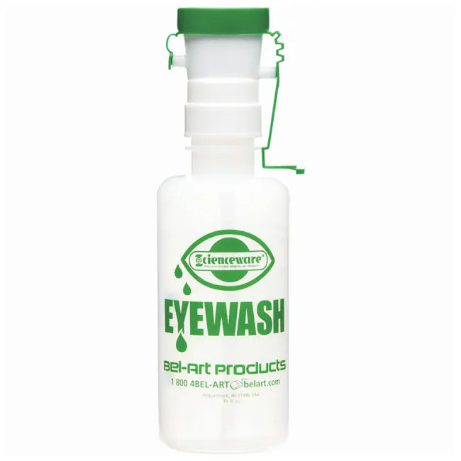 (Each) Scienceware Eye Wash Bottle Eye Wash Built in Eye Cup 1000mL Bottle
