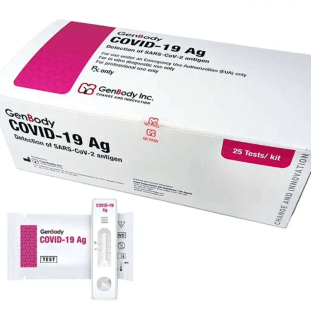 (Box) GenBody COVID-19 Antigen Test POC with Individual Buffer 25/Bx