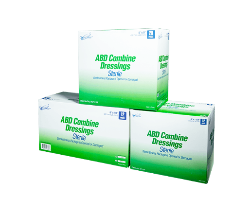 (Each) OmniTrust Sterile ABD Combine Dressing, 5" x 9", 7g