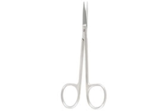 (Box) Miltex Disposable Iris Scissors, Straight, Sterile, 4-1/2", 50/BX