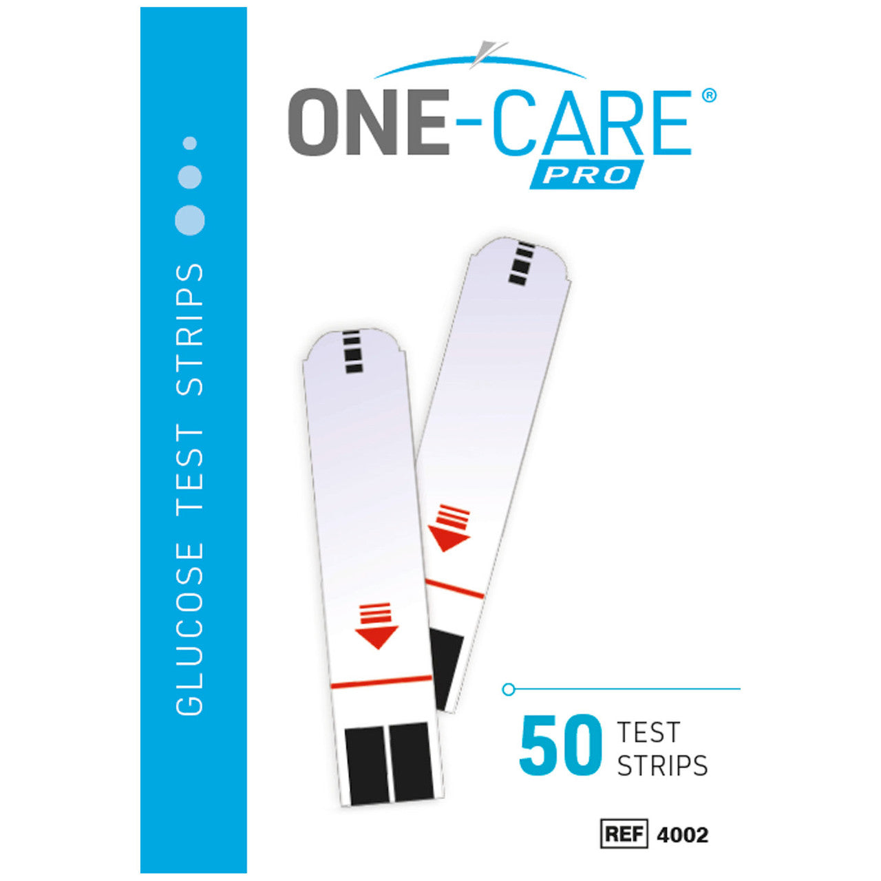 (Box) ONE-CARE PRO Glucose Strips for Professional Use, 50/bx, 280bx/pk