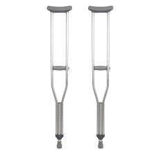 (Pair) Dynarex Aluminum Crutches - Adult & Youth