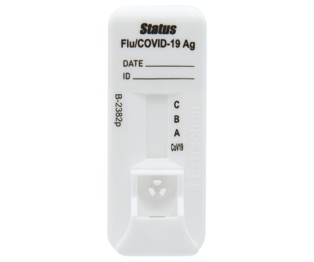 (Box) Status™ COVID-19/Flu A & B Combo Rapid Test Kit CLIA Waived, 25/Bx