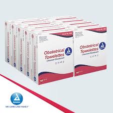 (Box) Dynarex Obstetrical Towelettes, 5" x 7", 100/ Bx, 10/cs