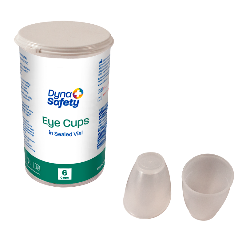 Eye Cups in Vials – 6/Vial, 50 Vials/Cs – Dynarex SKU 3380