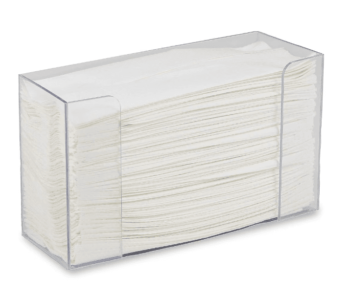 (Each) Table-Top Acrylic C-Fold Towel Dispenser