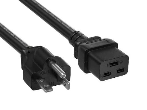Enbio PRO Heavy-Duty Power Supply Cord (C19 to NEMA 5-20P)