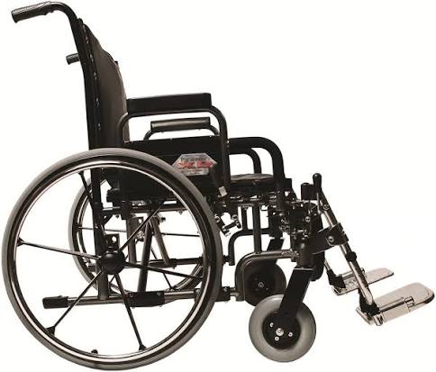 Everest & Jennings Paramount XD 5PX10620 Bariatric Wheelchair, 26-Inch Seat, 650 lb Capacity