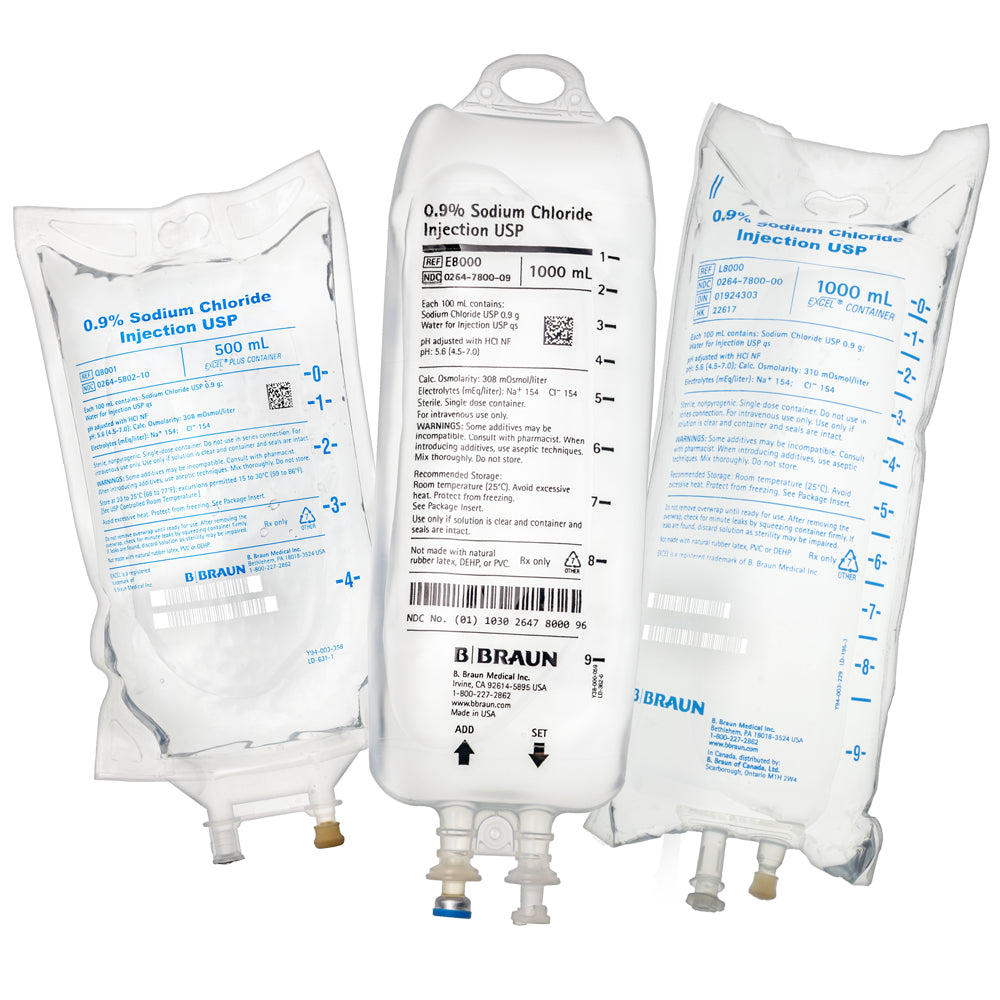 (Bag) B. Braun IV Injection Solution Sodium Chloride 0.9%