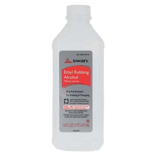 (Each) Ethyl Rubbing Alcohol Solution 70% 16oz/Bt