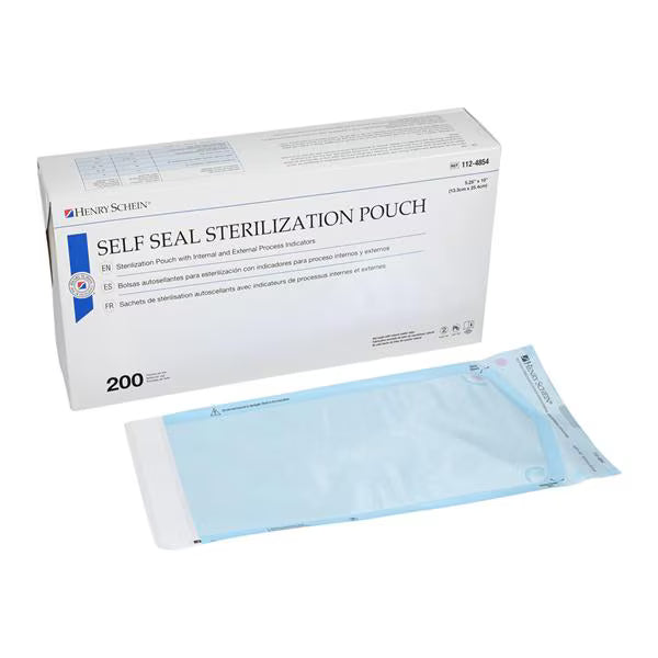 HSI Self-Seal Sterilization Pouches 5.25x10 Inch Steam EtO Dual ...