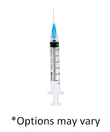 (Box) Nipro Syringe - Non-Safety with Needle 100/Bx