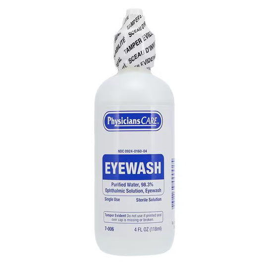 (Each) Pur-Wash Eye Wash Solution 4oz 48/Ca