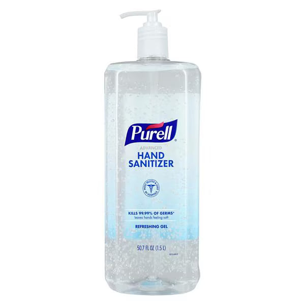 (Each) PURELL® Advanced Hand Sanitizer Refreshing Gel - 1.5 Liter Pump Bottle