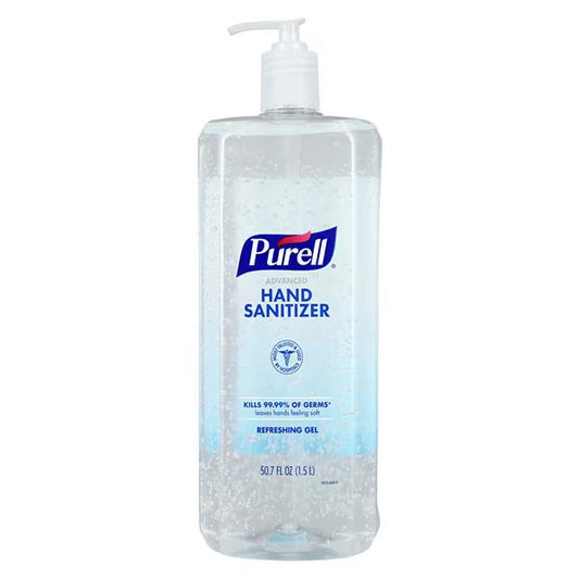 (Each) PURELL® Advanced Hand Sanitizer Refreshing Gel - 1.5 Liter Pump Bottle