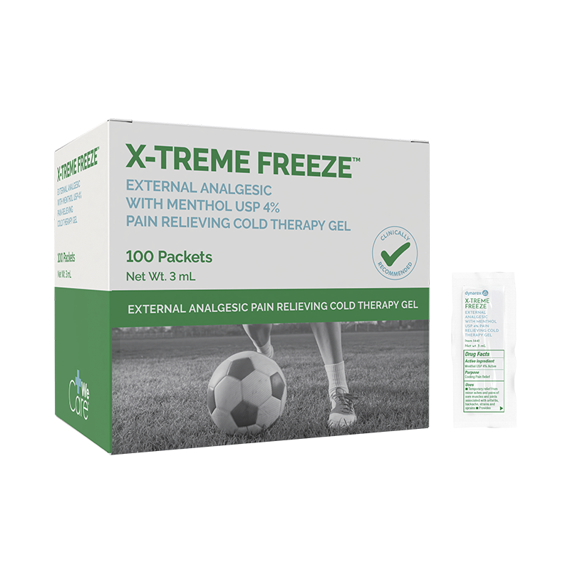 (Case) X-Treme Freeze Pain Relieving Cold Therapy Gel – Multiple Configurations – Dynarex SKU 1441