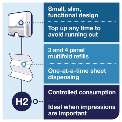 Tork® Xpress Compressed Multifold Hand Towels, 1-Ply, 8.3 x 9.25, White, 250/Pack, 12 Packs/Carton