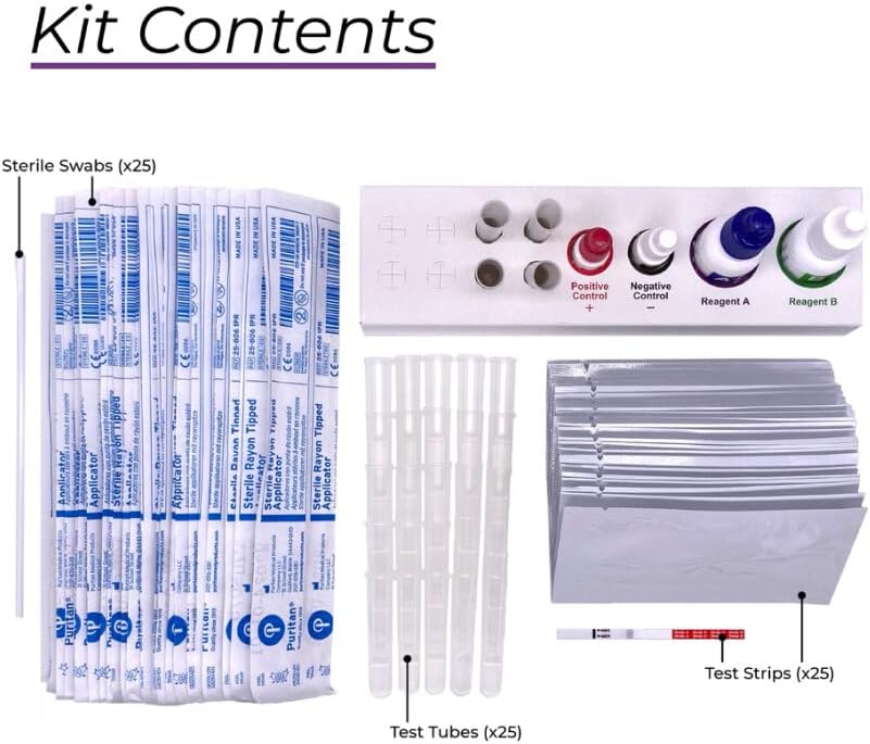 (Box) Preview CLIA Waived Rapid Strep A Antigen  Test, 25Test/Kit