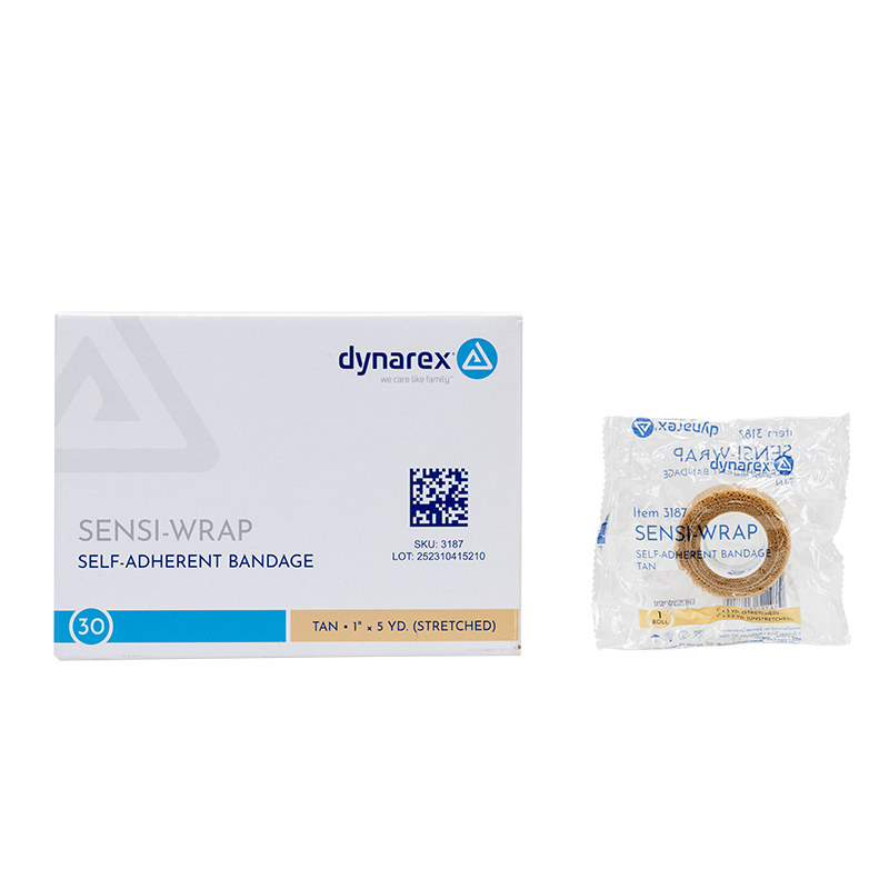 (Case) Sensi-Wrap Self-Adherent Bandage Rolls - Not made with Natural Rubber Latex – Multiple Configurations – Dynarex SKU 3187