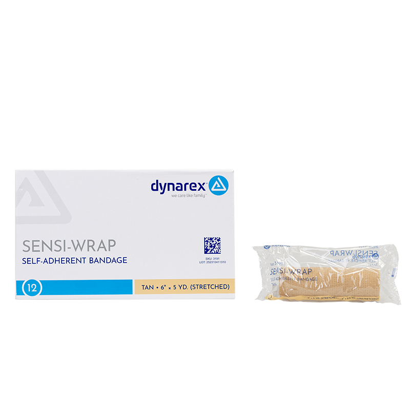 (Case) Sensi-Wrap Self-Adherent Bandage Rolls - Not made with Natural Rubber Latex – Multiple Configurations – Dynarex SKU 3191