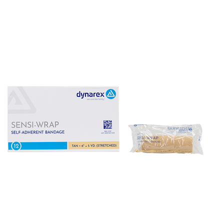 (Case) Sensi-Wrap Self-Adherent Bandage Rolls - Not made with Natural Rubber Latex – Multiple Configurations – Dynarex SKU 3191