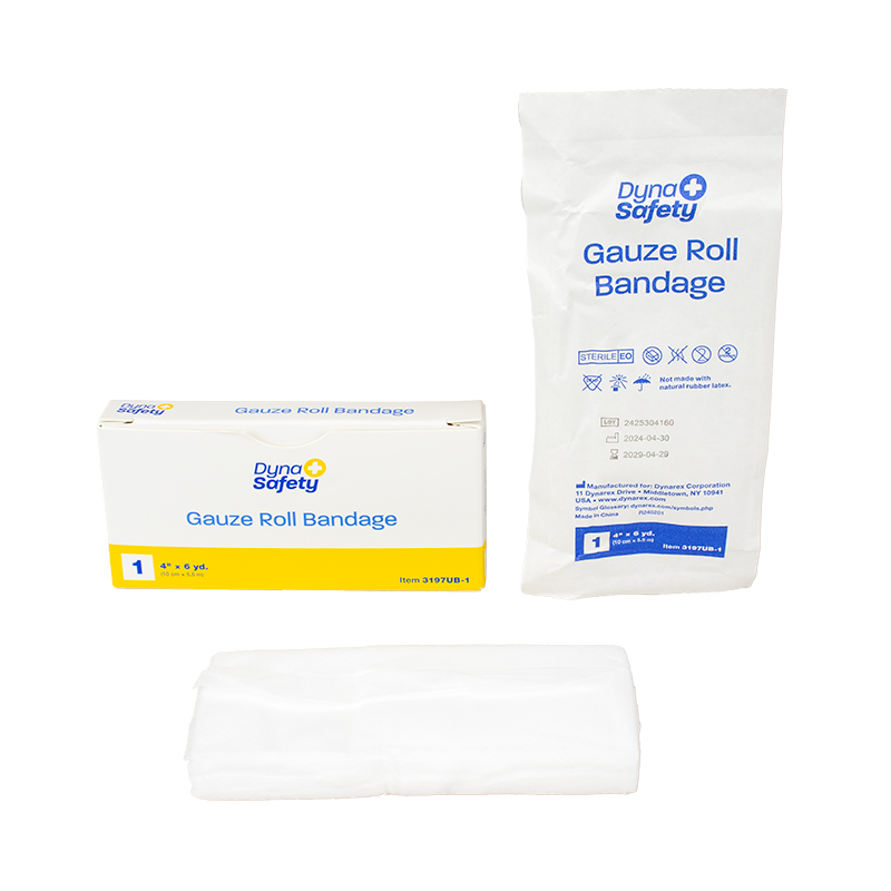 Gauze Roll Bandage, 4" x 6 yds. – Dynarex item 3197UB-1