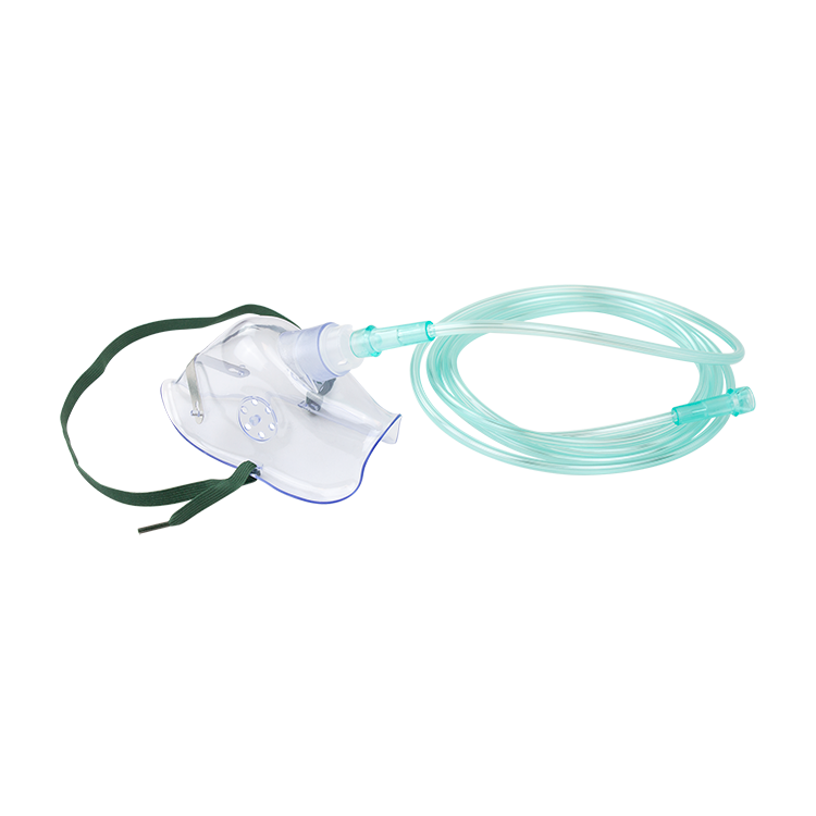 (Case) Dynarex O2 Medium-Concentration Standard Mask w/ 7' (2.1 m) tubi, 50/Ca