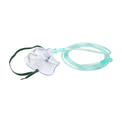 (Case) Dynarex O2 Medium-Concentration Standard Mask w/ 7' (2.1 m) tubi, 50/Ca