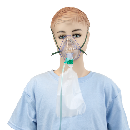 (Box) Oxygen Masks - High Concentration 50/Bx