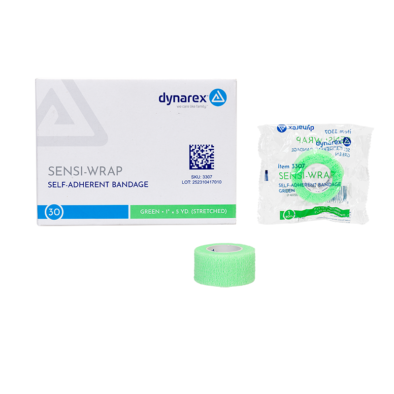 (Case) Sensi-Wrap Self-Adherent Bandage Rolls - Not made with Natural Rubber Latex – Multiple Configurations – Dynarex SKU 3307