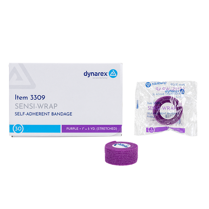 (Case) Sensi-Wrap Self-Adherent Bandage Rolls - Not made with Natural Rubber Latex – Multiple Configurations – Dynarex SKU 3309
