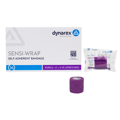 (Case) Sensi-Wrap Self-Adherent Bandage Rolls - Not made with Natural Rubber Latex – Multiple Configurations – Dynarex SKU 3314