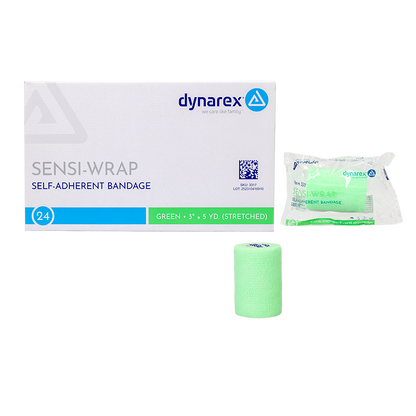(Case) Sensi-Wrap Self-Adherent Bandage Rolls - Not made with Natural Rubber Latex – Multiple Configurations – Dynarex SKU 3317