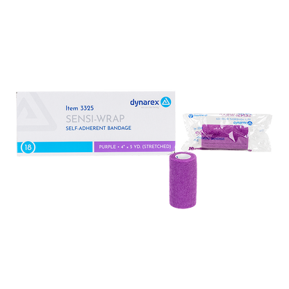 (Case) Sensi-Wrap Self-Adherent Bandage Rolls - Not made with Natural Rubber Latex – Multiple Configurations – Dynarex SKU 3325