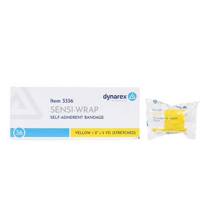 (Case) Sensi-Wrap Self-Adherent Bandage Rolls - Not made with Natural Rubber Latex – Multiple Configurations – Dynarex SKU 3336