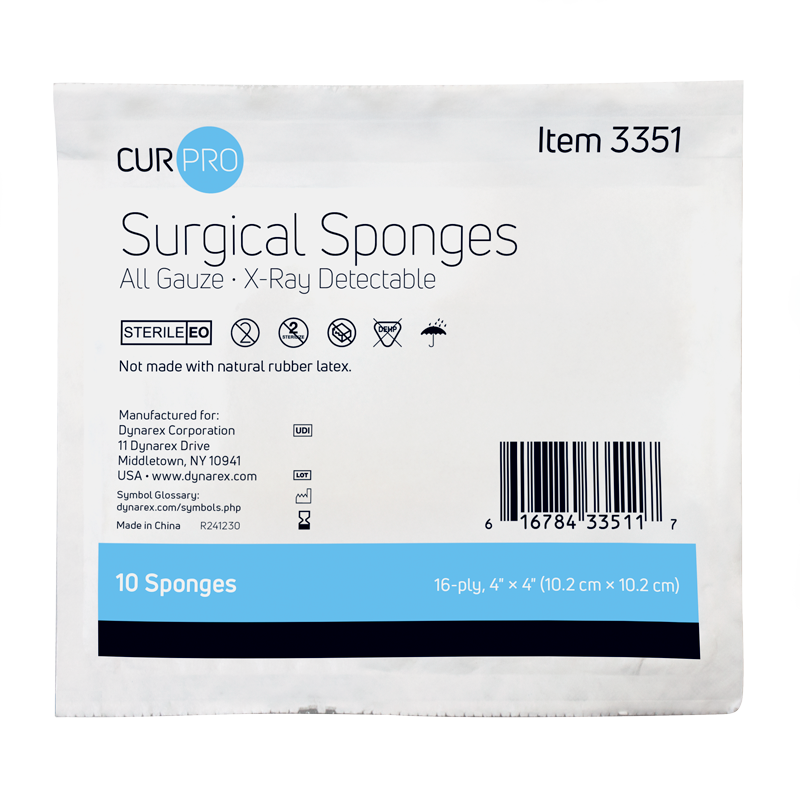 (Box) Dynarex Surgical Gauze Sponge Sterile 2's