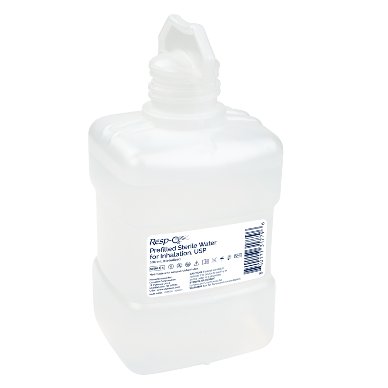 (Case) Prefilled Sterile Water for Inhalation (Nebulizer) – Multiple Configurations – Dynarex SKU 34310