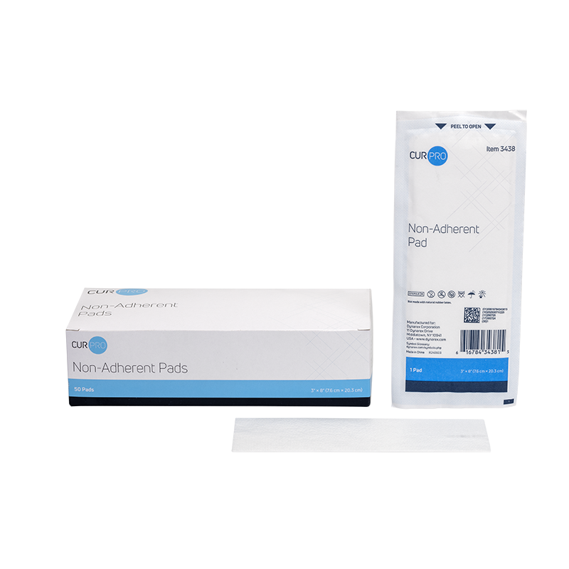 Non-Adherent Pads Sterile, 3" x 8" – Dynarex item 3438