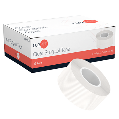 (Case) Clear Surgical Tape – Multiple Configurations – Dynarex SKU 3572