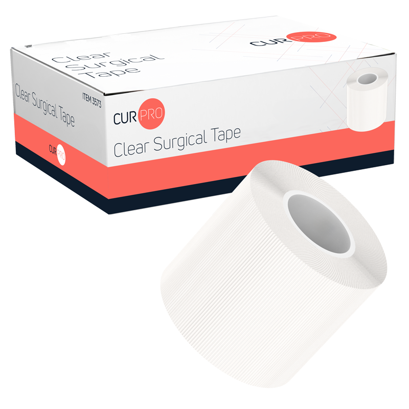 (Case) Clear Surgical Tape – Multiple Configurations – Dynarex SKU 3573