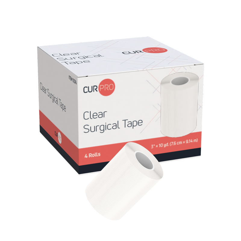 (Case) Clear Surgical Tape – Multiple Configurations – Dynarex SKU 3574