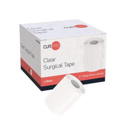 (Case) Clear Surgical Tape – Multiple Configurations – Dynarex SKU 3574